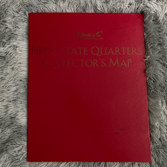 US State Quarters 1999-2008 H.E. Harris & Co. Commemorative Map Book - Picture 1 of 5
